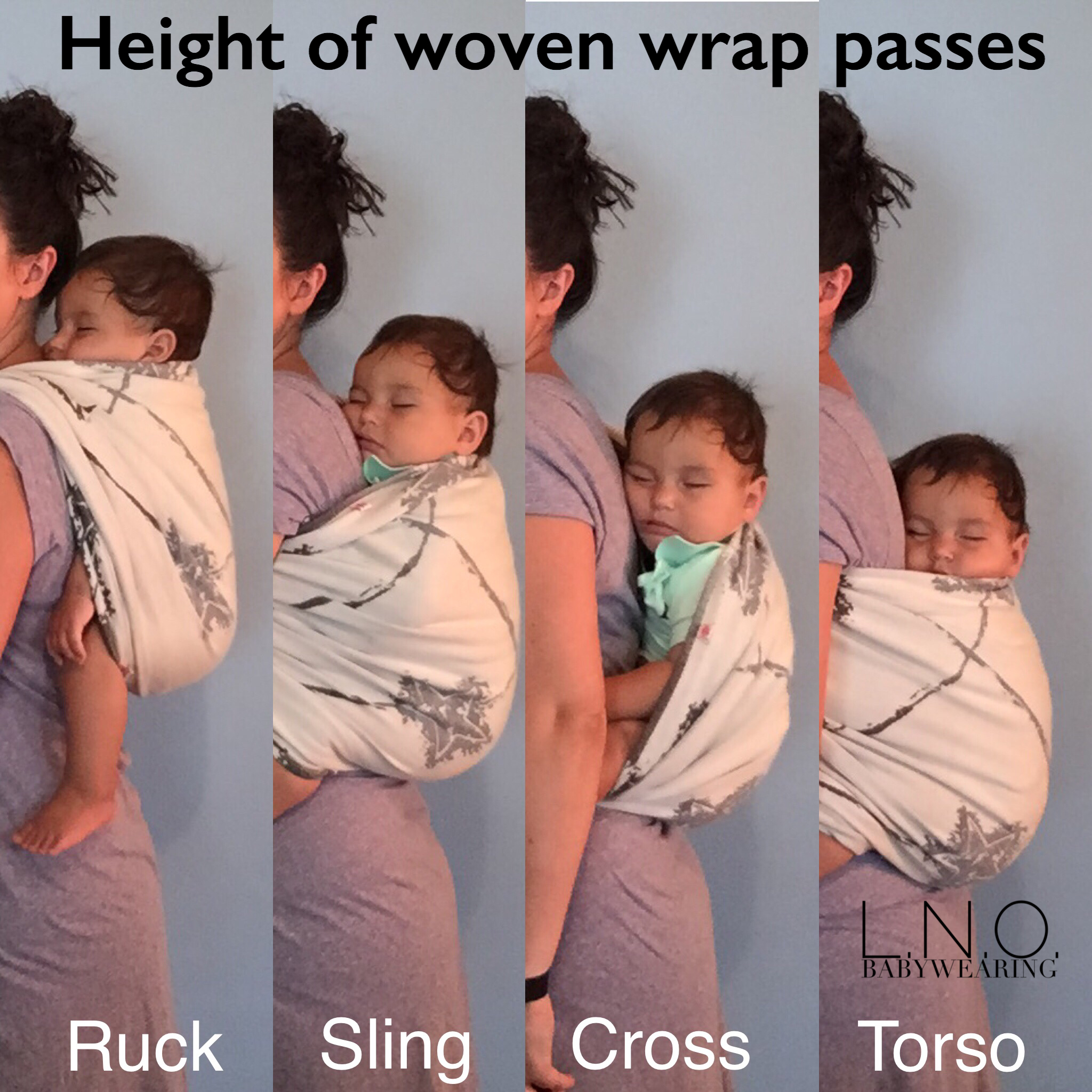 Woven wrap passes and how they affect 